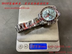 QF工廠配重版勞力士透底冰藍迪 新款迪 迪通拿4131機芯 904精鋼重量179G仿錶代理精仿手錶